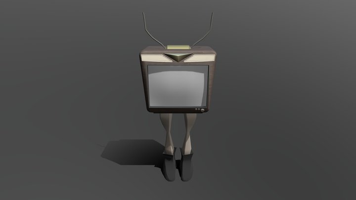 Experimental Rig- TV Character 3D Model