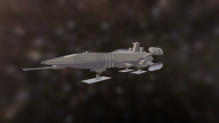 Zeno Space Cruiser 3D Model