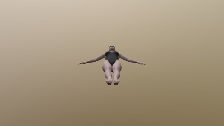 Synchronized Swimming Anim 10-08-2017 Update 3D Model