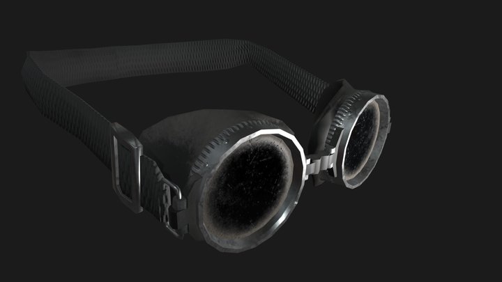 glasses mixamo 1.3 custom 3D Model