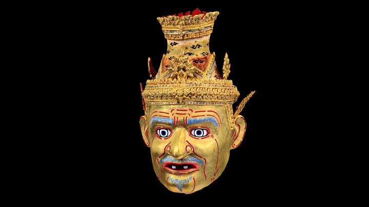 เศียรพระฤาษี 3D Model