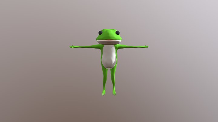 Sifue Frog 3D Model