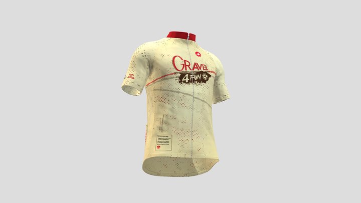 render maglia G4F Gravel4Fun 2024 3D Model