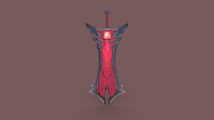 Aatrox sword - League of Legends 3D Model