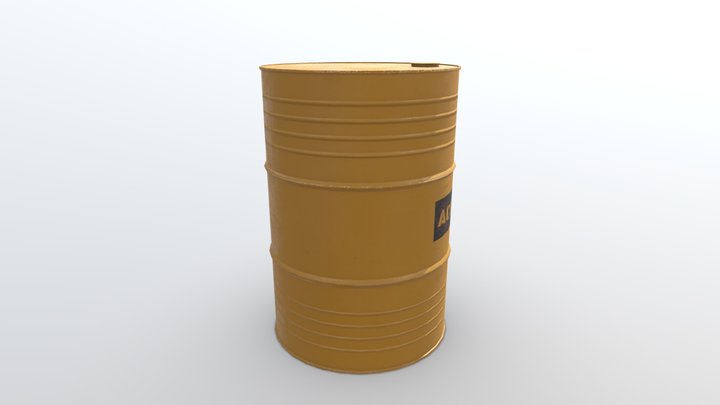 Liquid Barrel 3D Model