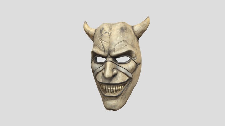 Black Phone Grabber Mask 3D Model