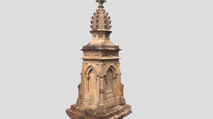 Carved Memorial - Rookwood Cemetery Sydney 3D Model