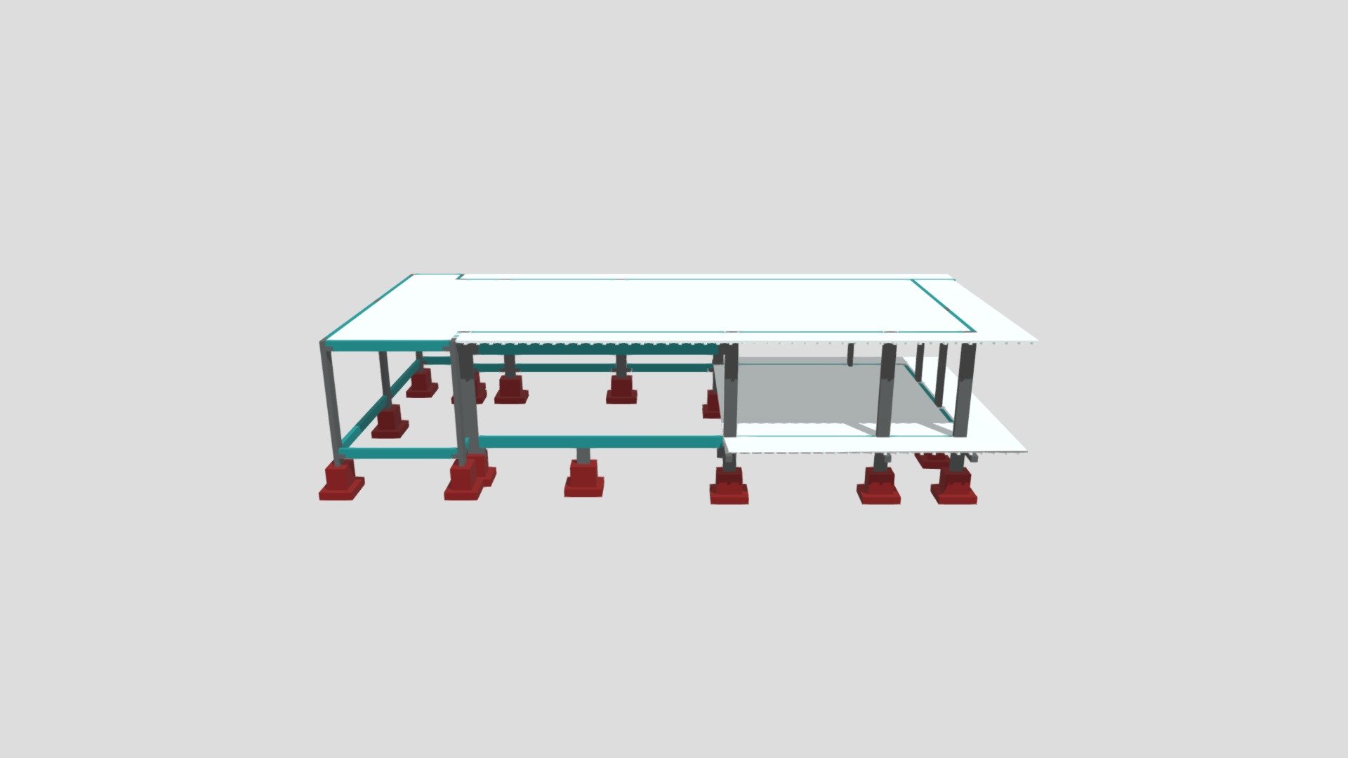 Modelagem Estrutural 3D- Residencia Flavio