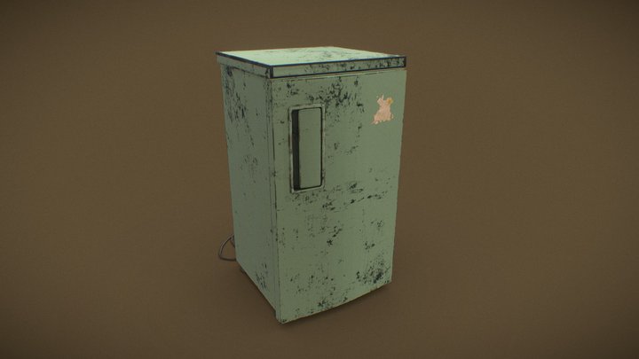 Vintage Fridge – Free 3D Model STL