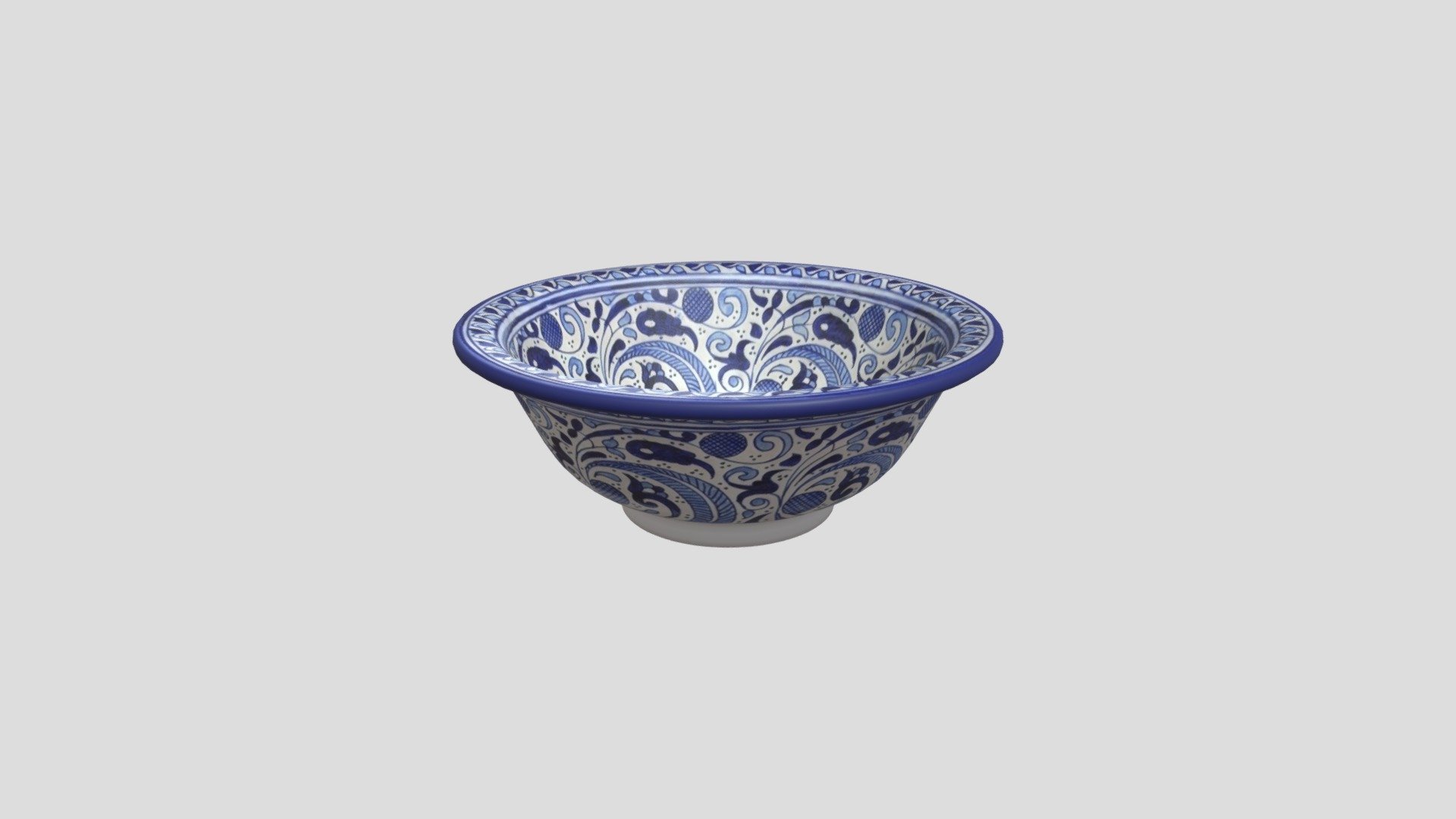 ANMARA - HAND PAINTED MOROCCAN SINK