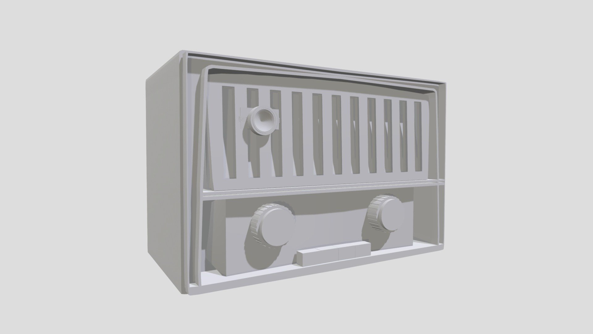 Vintage Radio - 3D model by riddhi.khairnar1009 [3077511] - Sketchfab