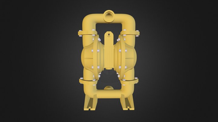 Diaphragm Pump 3D Model