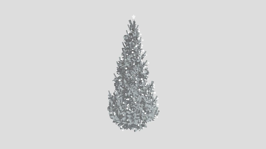 Christmas Tree Deco Snow Tall