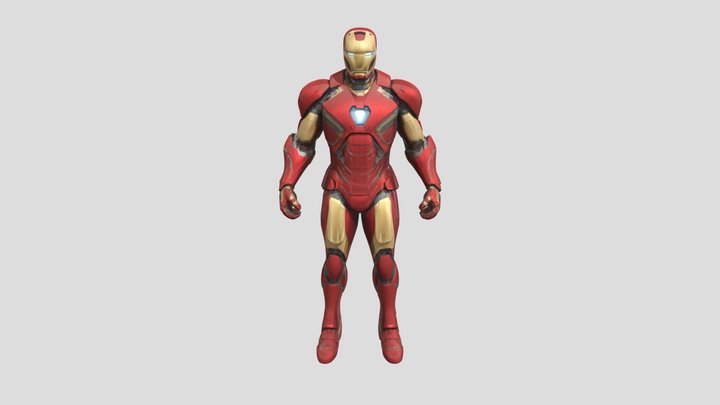 3D model of Iron Man