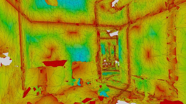 Hololens Spatial Mapping Submeshes 3D Model