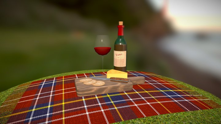 Picnic 3D Model