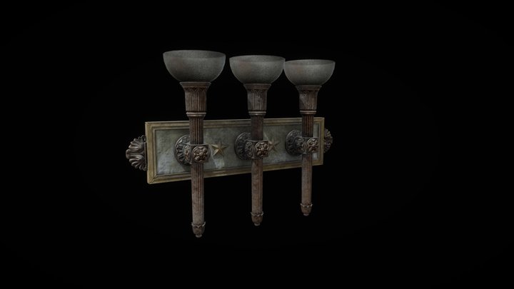 SILENZE SHORT FILM - Wall Lamp 3D Model