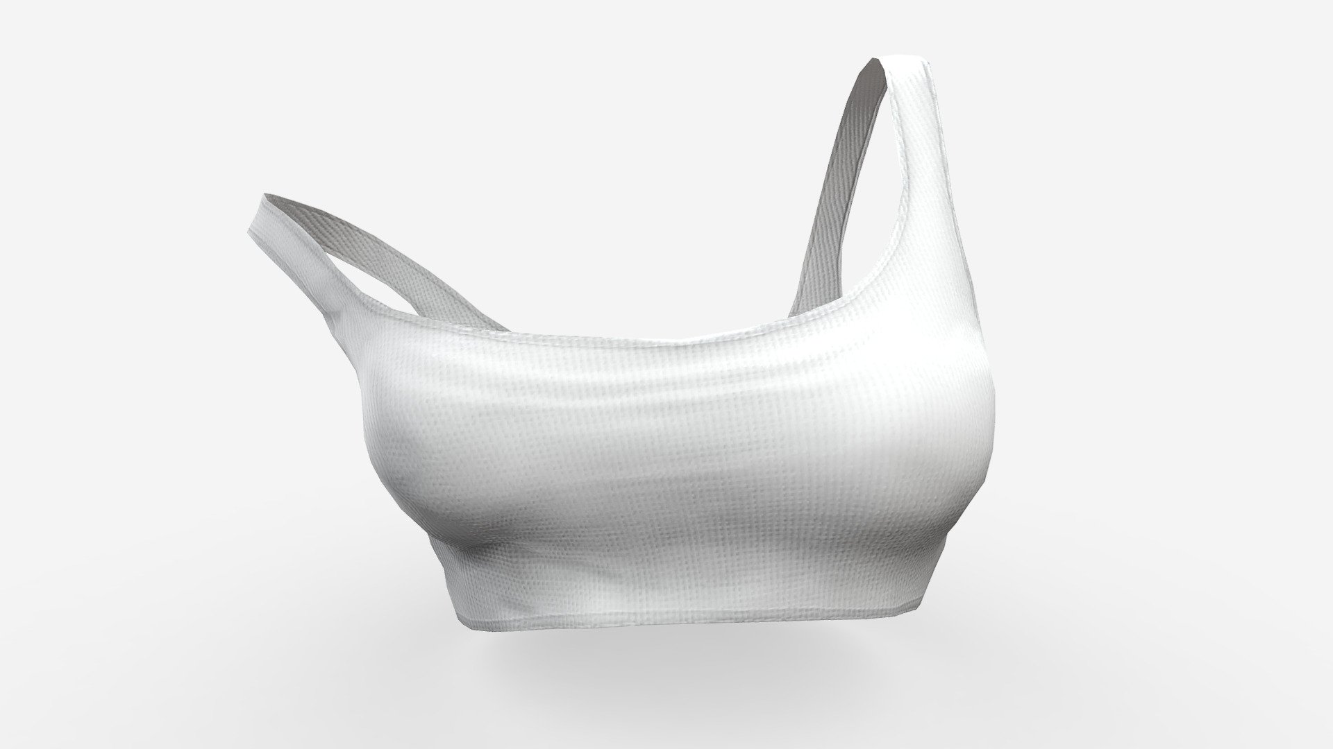 Female Off Shoulder Crop Top - Buy Royalty Free 3D model by 3dia ...