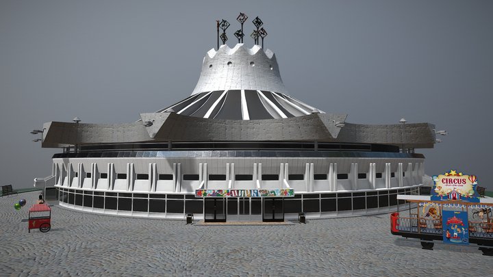 Circus in Dnipro 3D Model