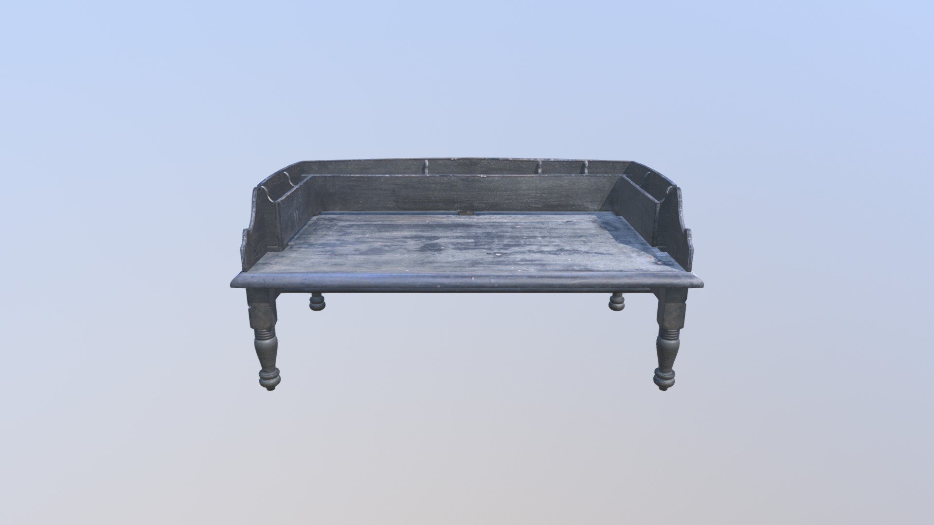 Black Desk — Sketchfab embed 3D viewer