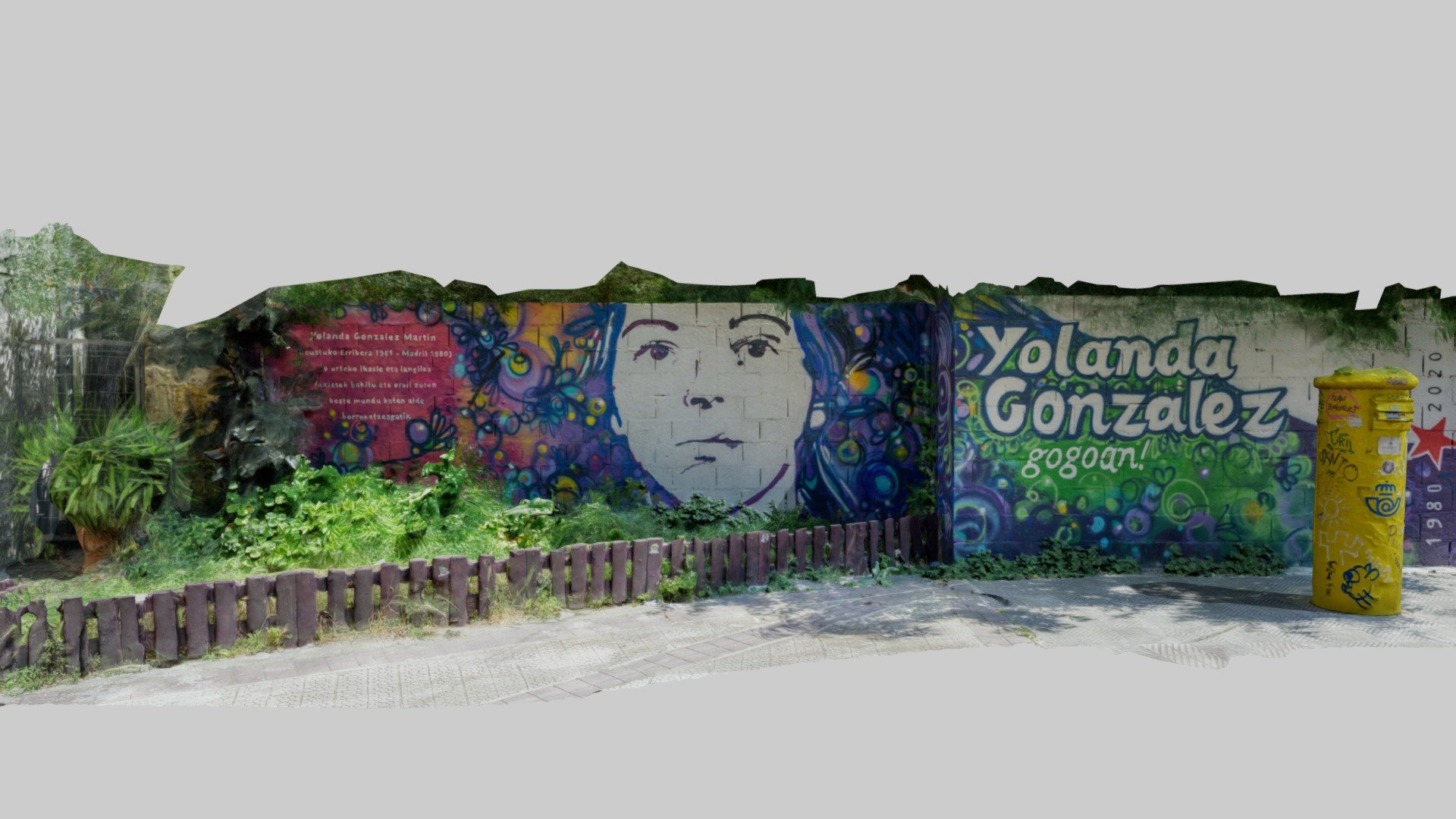 Yolanda Gonzalez graffiti