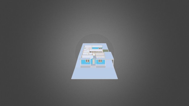 House Extension - No Roof 3D Model