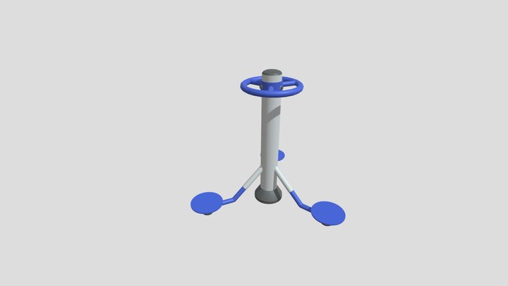 Hip Twister - Outdoor Gym 3D Model
