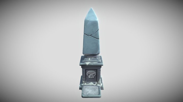 Obelisk stylized 3D Model