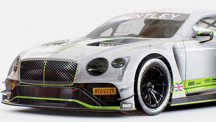 Bentley Continental GT3 2020 | VückyZ | vecarz – Modèle 3D gratuit STL