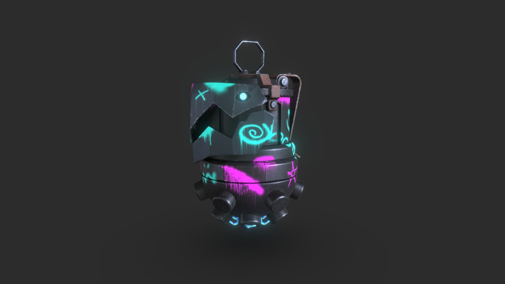 Jinx Bomb - Arcane - Download Free 3D model by KangaroOz 3D (@KangaroOz ...