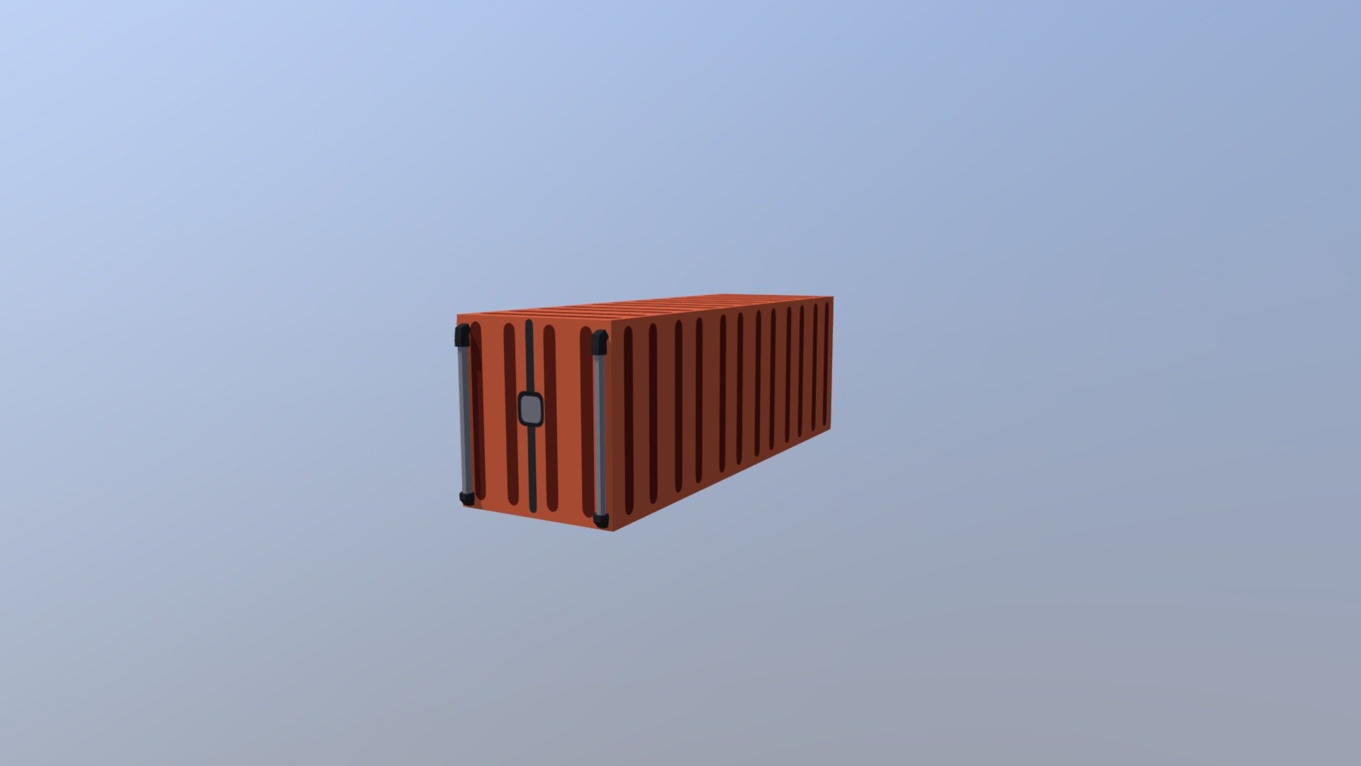 Shipping Container Red
