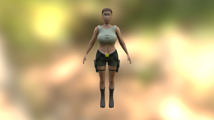 First Character Model 3D Model