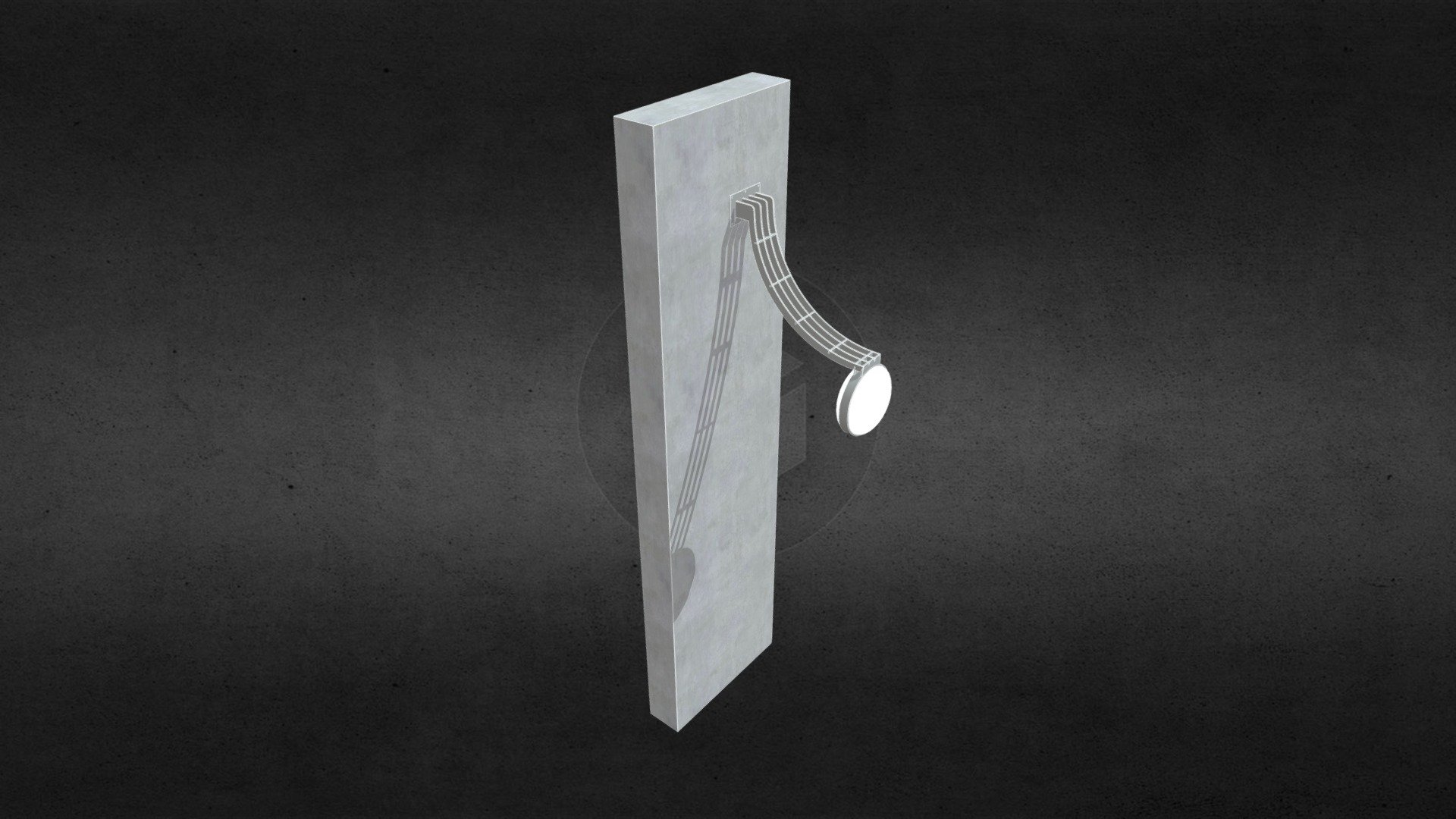 Lampadar perete