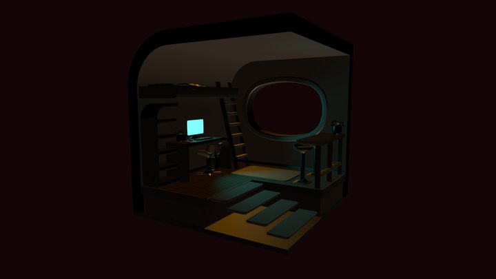 modern room 3D Model