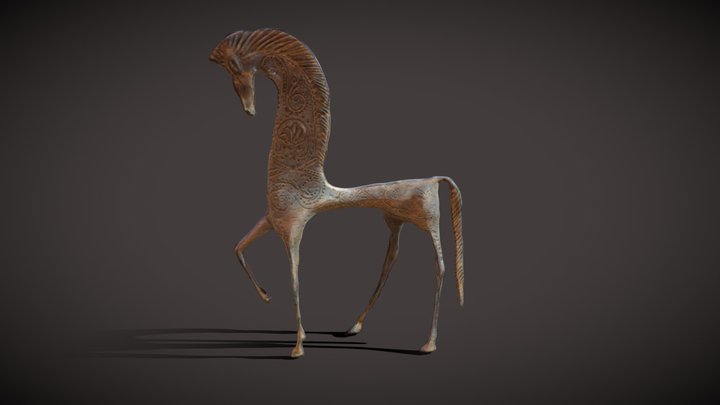 Greek Horse 3D Model
