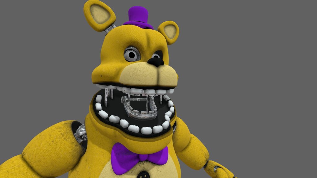 TNAF Fredbear WITH ANIMATIONS