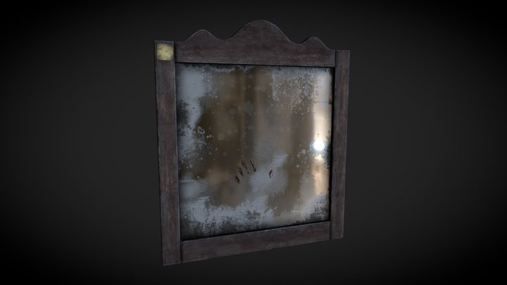 Старое зеркало 3D Model