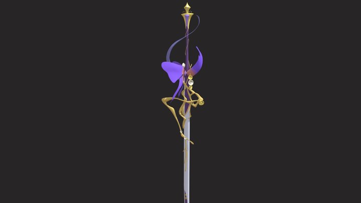 Fantasy Sword - Zera: Reborn 3D Model