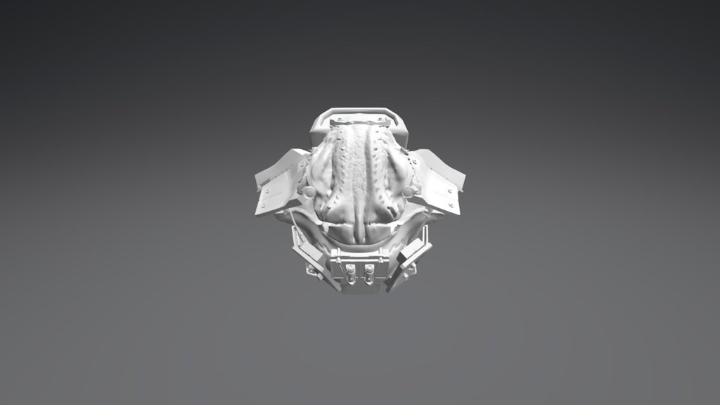 Z brush hard body alien — Sketchfab embed 3D viewer
