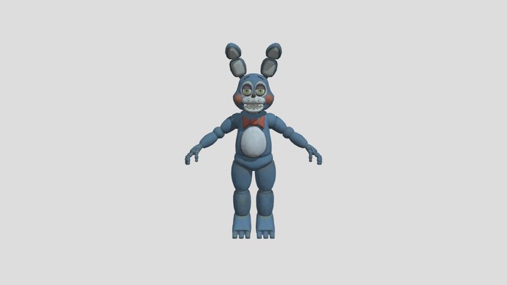 FNaF 2 Movie Toy Bonnie 3D Model
