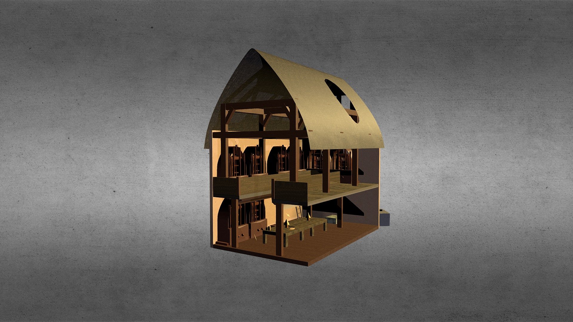 Library_Diorama_Completed - 3D model by Paperbook [30848e2] - Sketchfab