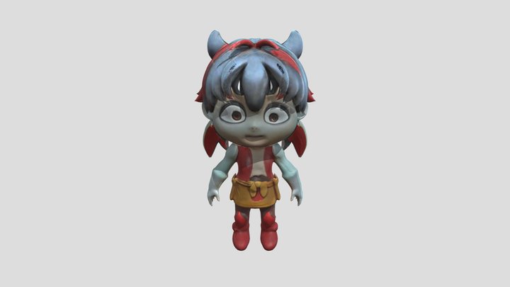 chibi knight 3D Model