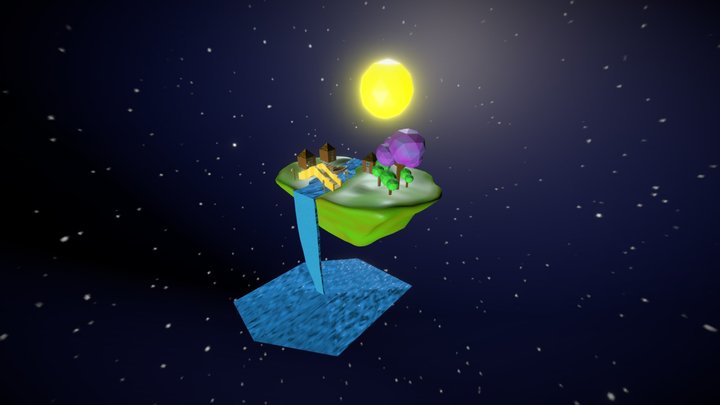Village Map 3D Model