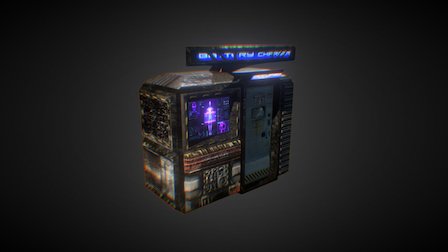 CyberPunk Pack : Battery Box 3D Model