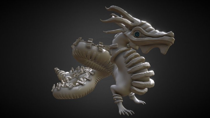 Ancient Dragon 3D Model