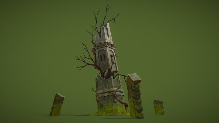Tower Of Drowned 3D Model