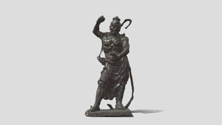 Buddha Statues 007 3D Model