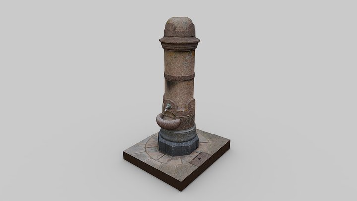 Drinking Fountain Littlestone – Kostenloses 3D-Modell STL