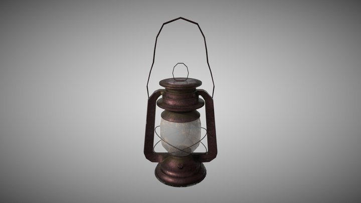 old lantern 3D Model