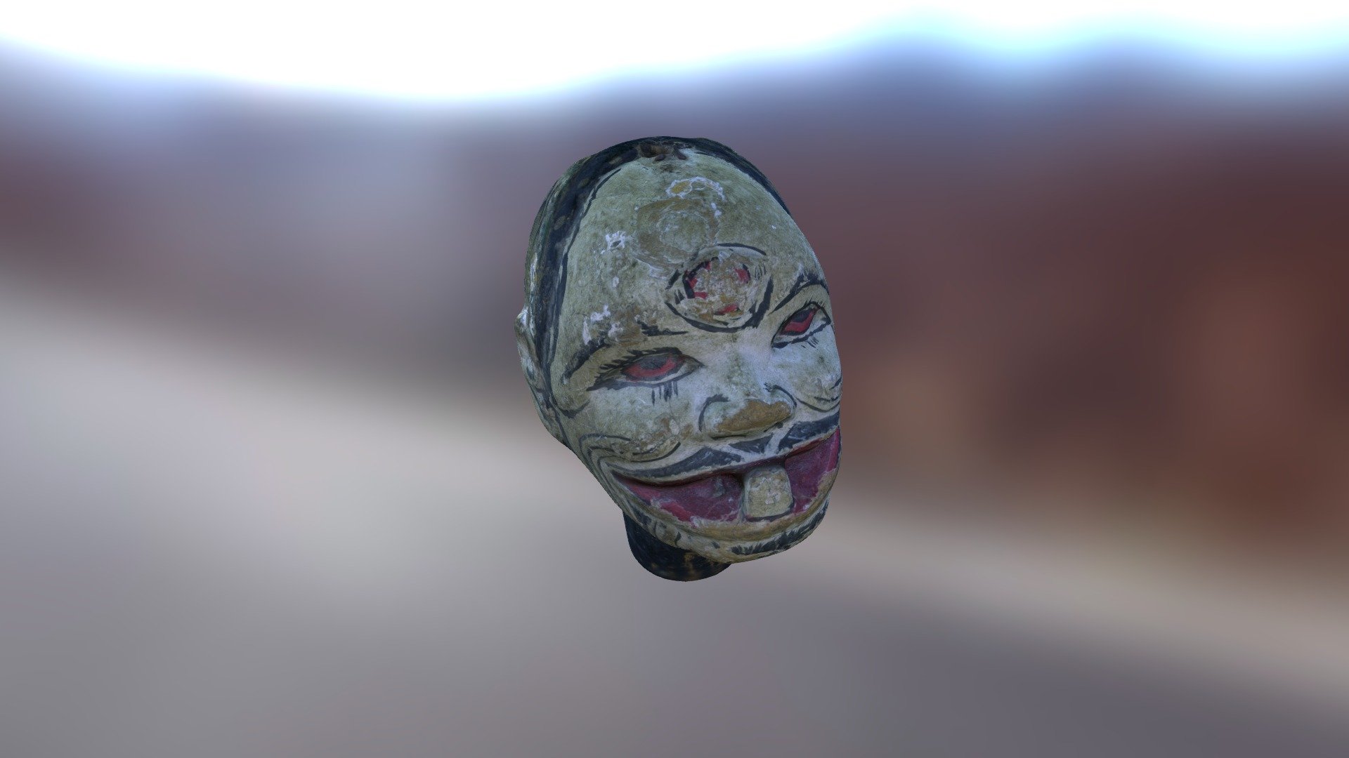 Indonesian doll head